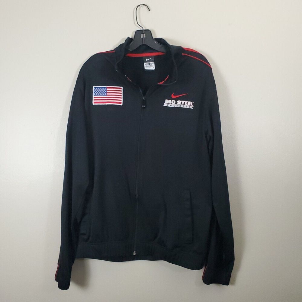 Nike Practice OT Black Basketball Zip-Up Training Jacket Mens Size Medium US M
